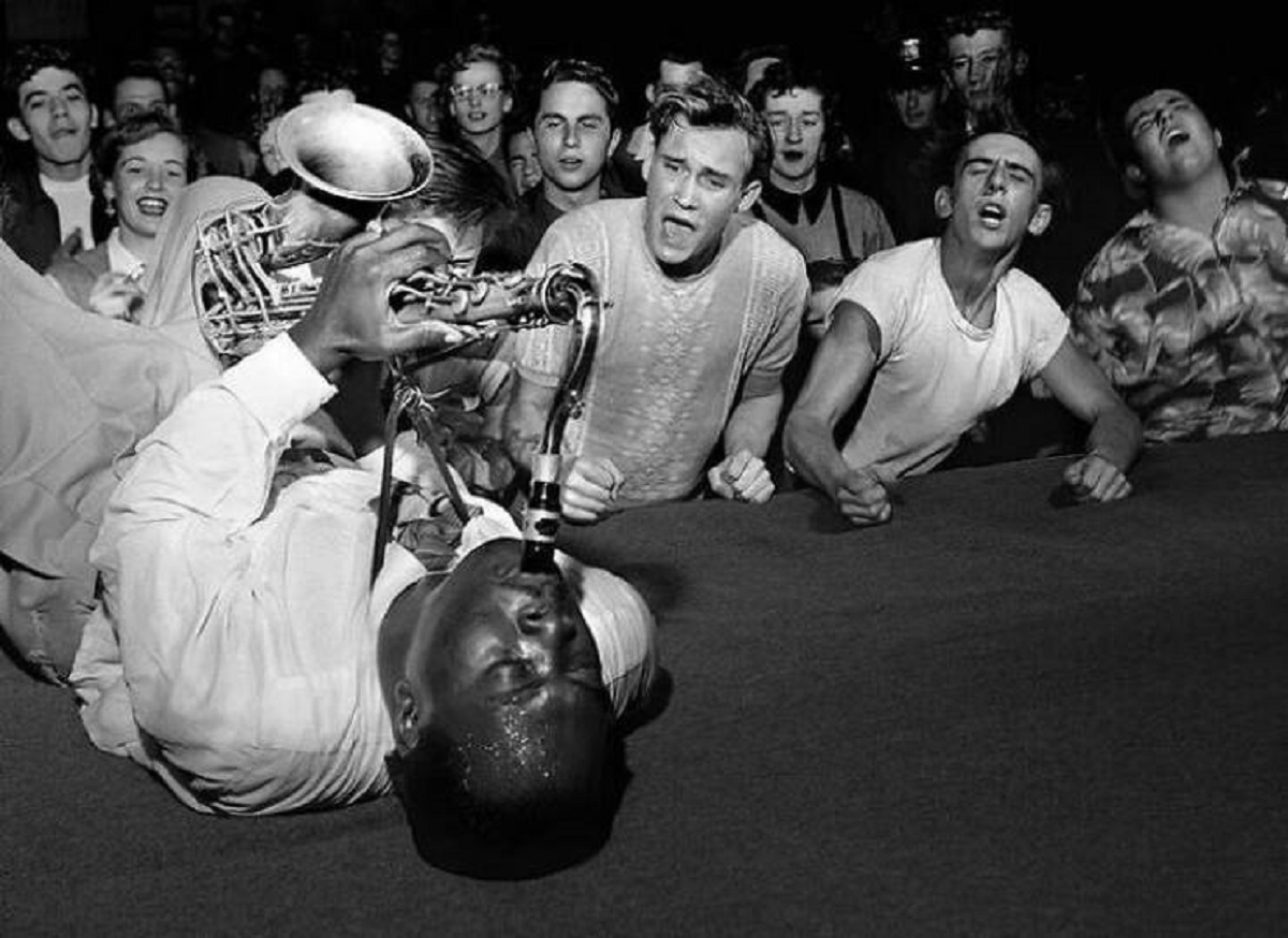 "Jazz Artist Big Jay Mcneely Performing In Los Angelos. 1951"