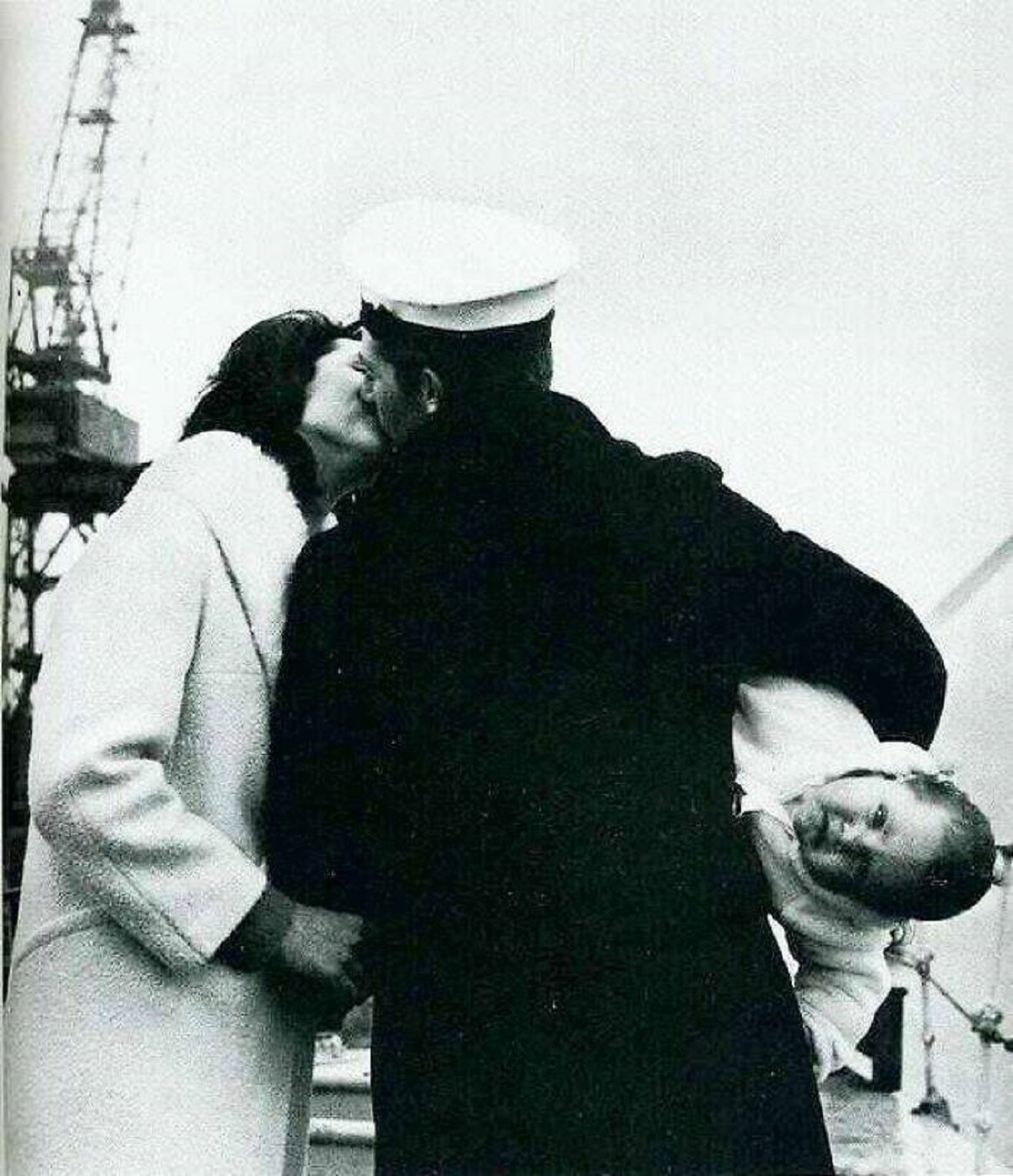 "Sailor Returns Home After 14 Months At Sea. 1966"