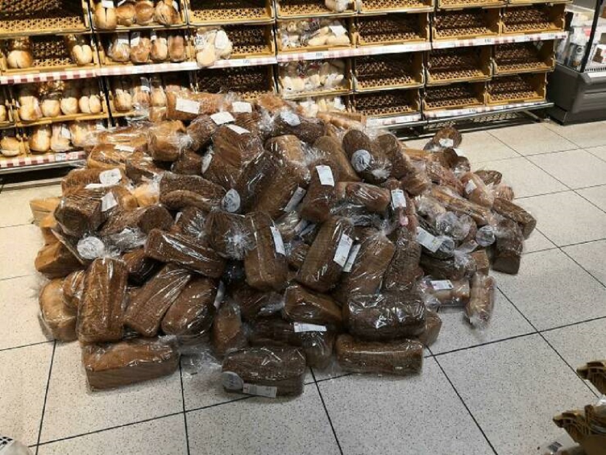 "The Amount Of Bread We Throw Away Sometimes At A Supermarket"