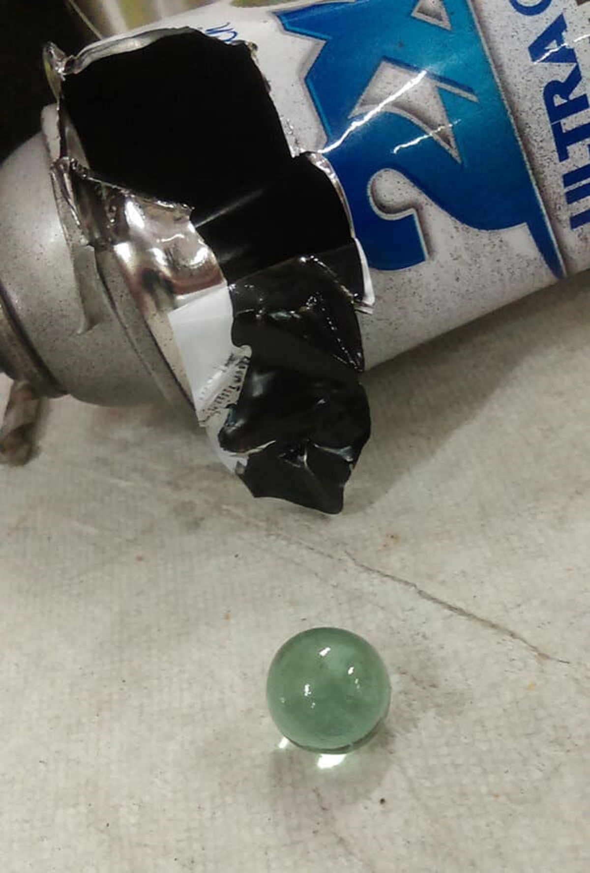 “This Is What The Ball Inside Of A Paint Can Looks Like”