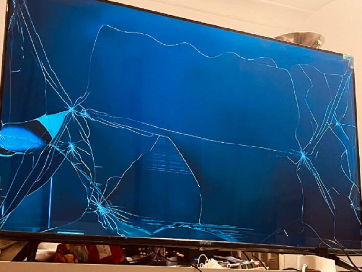 “Cat tipped over my new TV..”