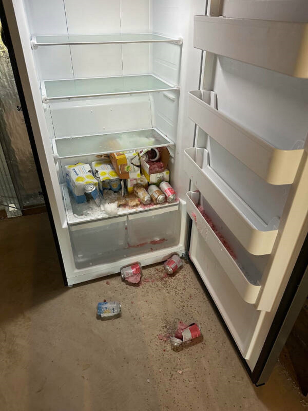 “Got a new, spare fridge for my basement and stocked it with several cases of spindrift the moment it was delivered. Went to grab them to set up for my youngest son’s first birthday party, and I discovered that the fridge had been delivered in freezer mode. . .at least my beer was upstairs.”