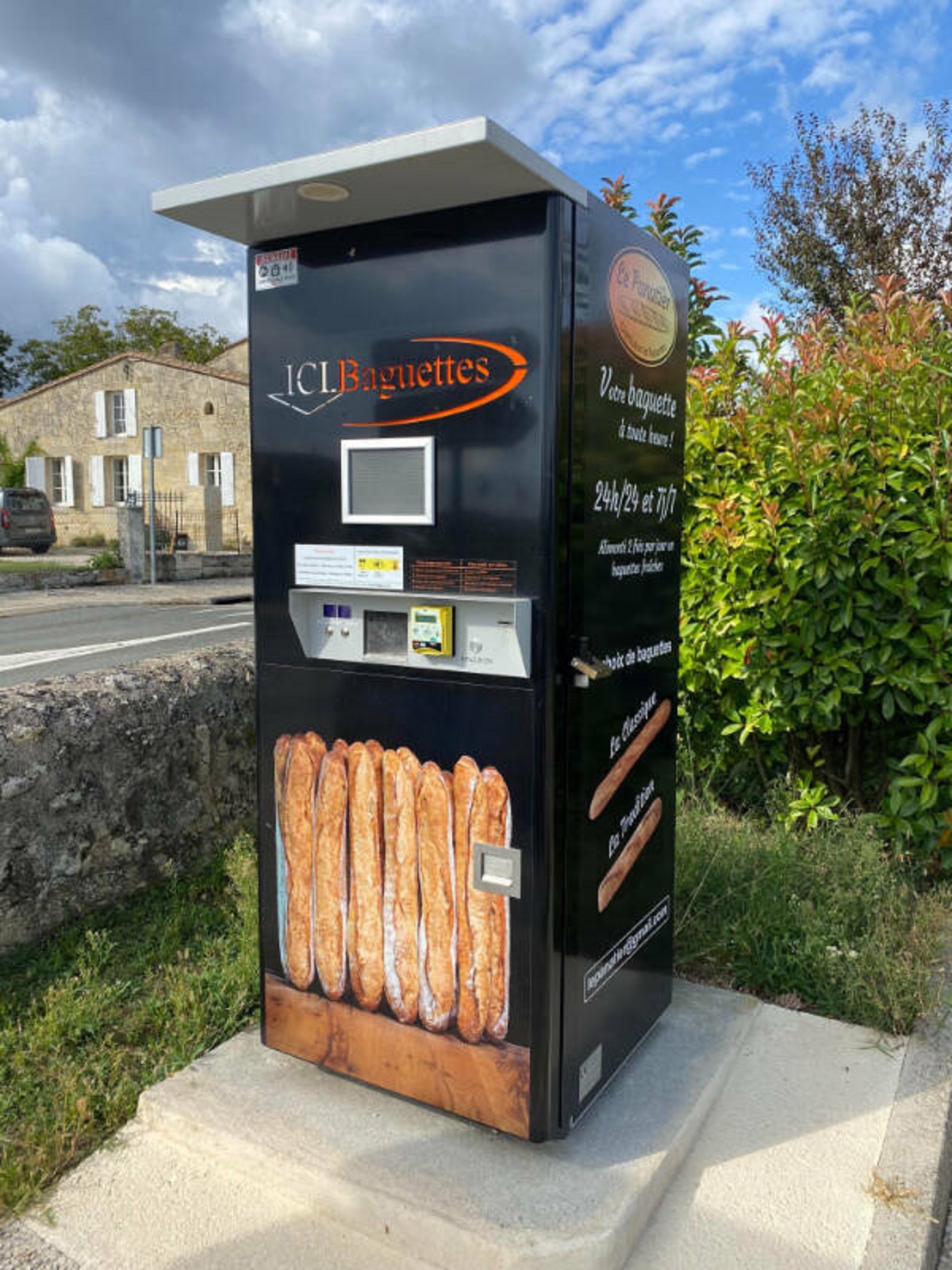 “They have baguette vending machines in France.”