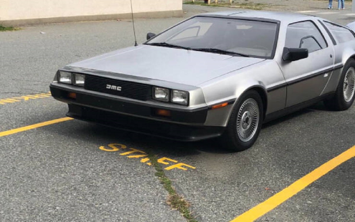 “One of the staff at my school drives a Delorean.”