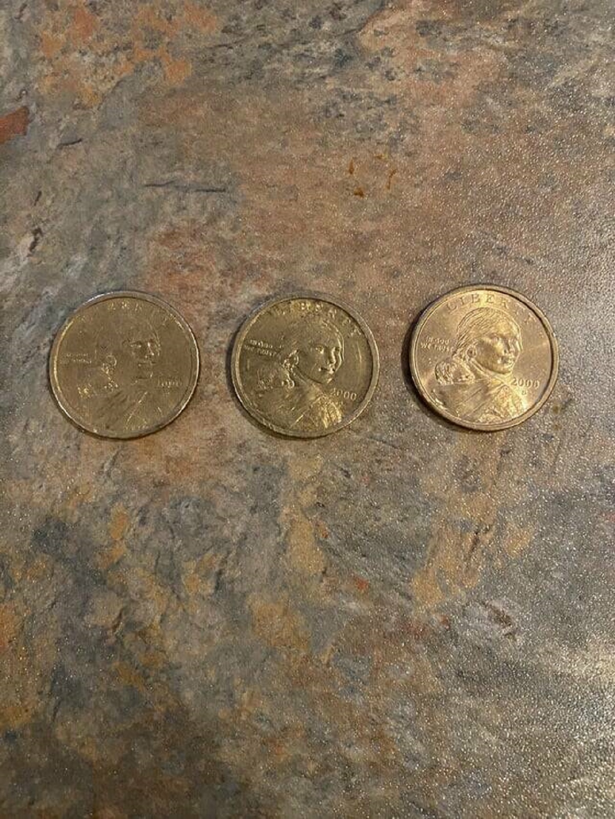 "A vending machine at my university gave me back three Sacagawea dollars back as change for a $5 bill"