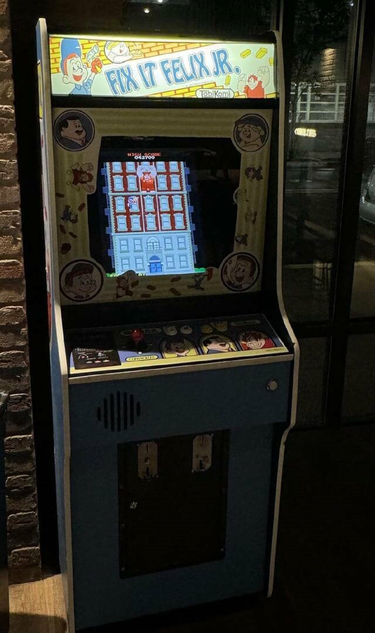 "Actual Fix It Felix Arcade Stander in a Local Bar"