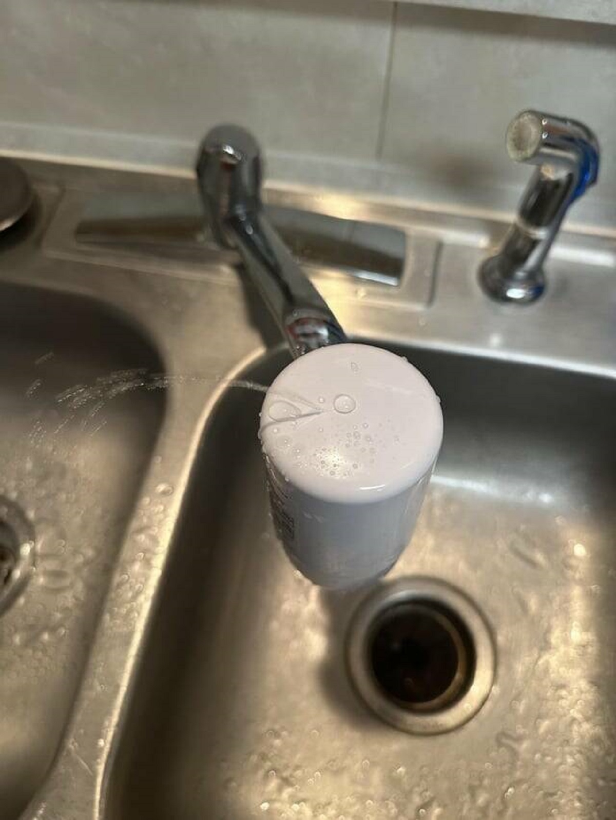 "My water filter broke on the top"