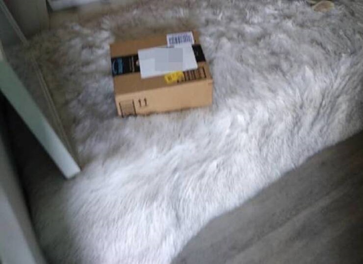 This delivery man who ENTERED someone's home to deliver this package (according to the OP, the door was slightly open, and the delivery man "didn't announce himself or knock. He just walked in"):