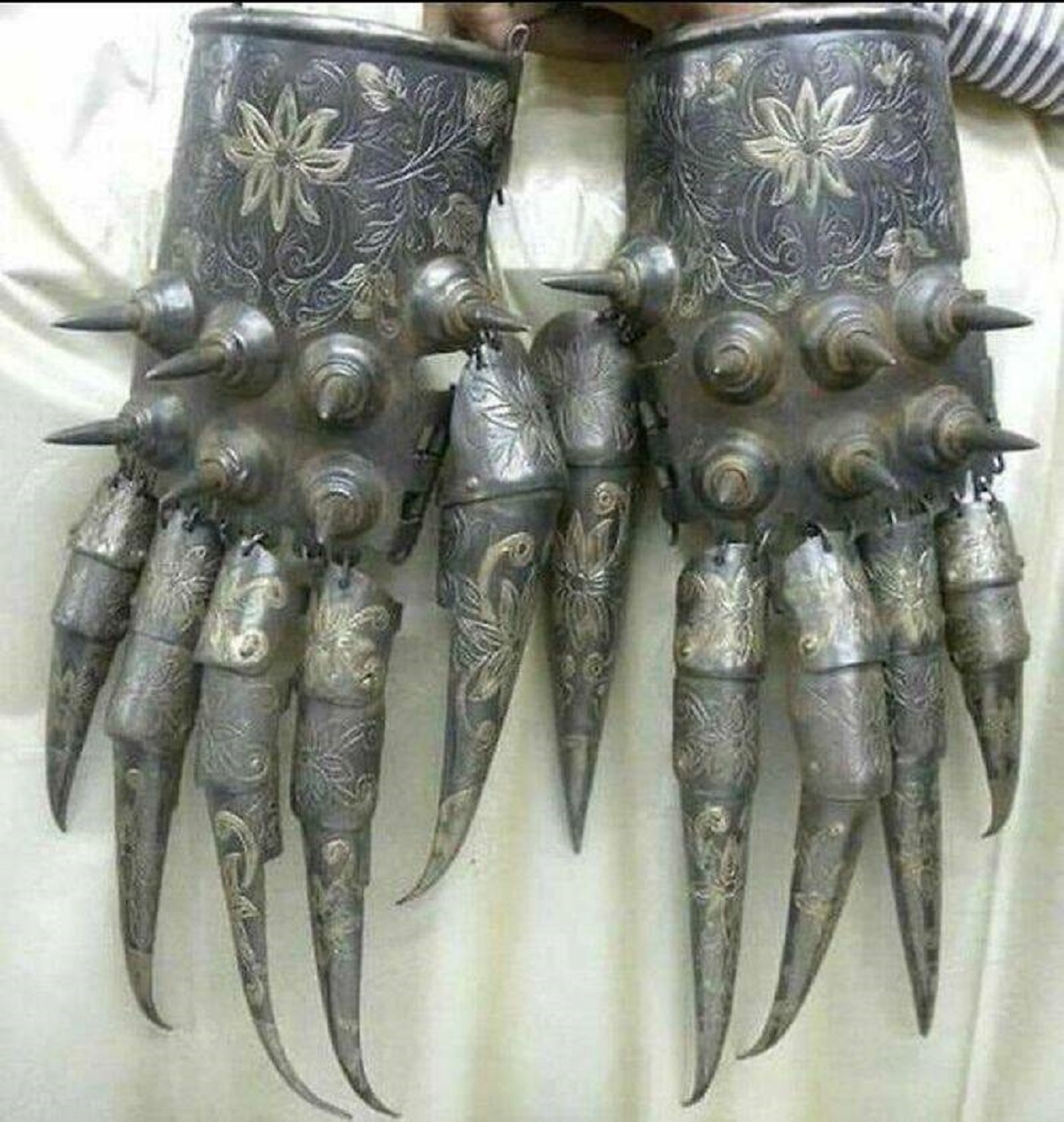 "Bear Paw Armor, Used By Warriors In Islamic, Indian, Persian & Pakistani Civilizations"
