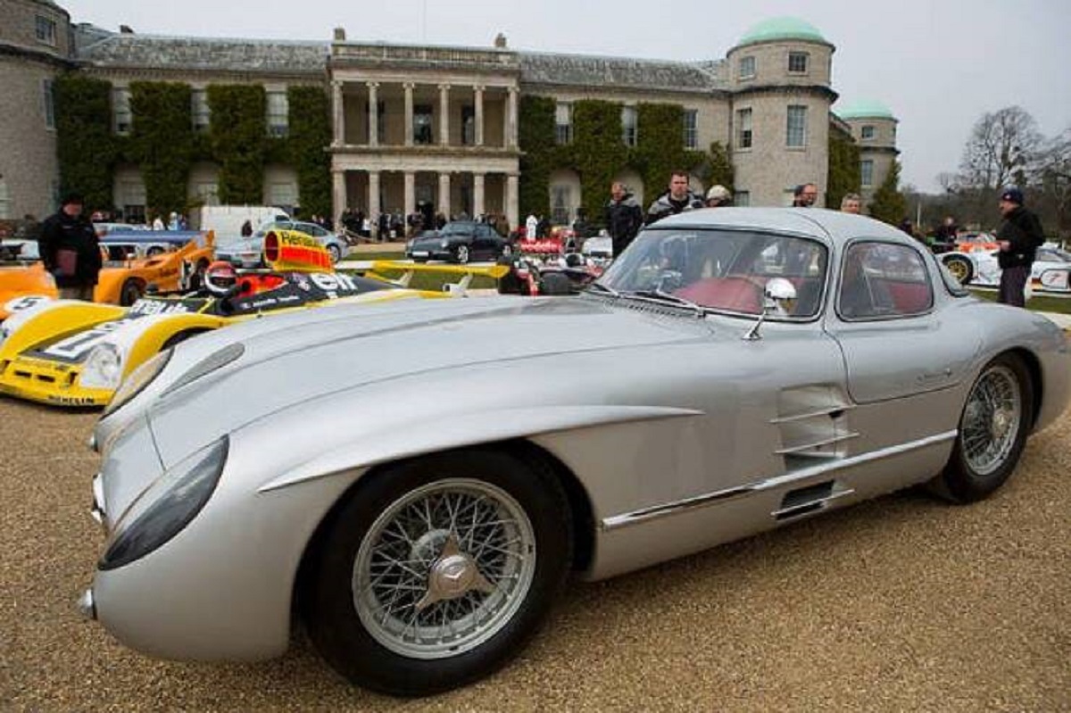 This is the 1955 Mercedes 300 SLR Uhlenhaut Coupe, the most expensive car ever sold.