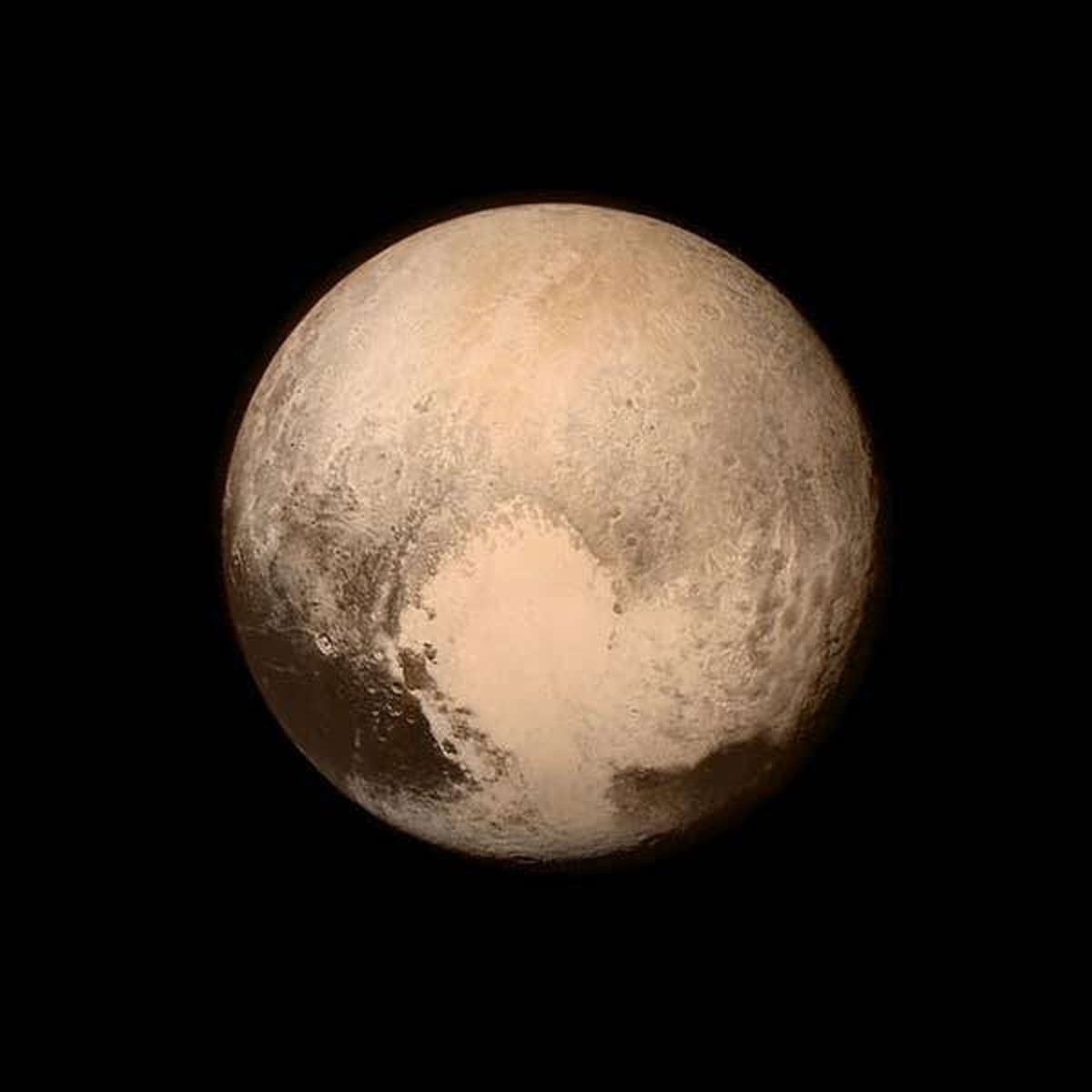 Picture of Pluto taken in 2015.