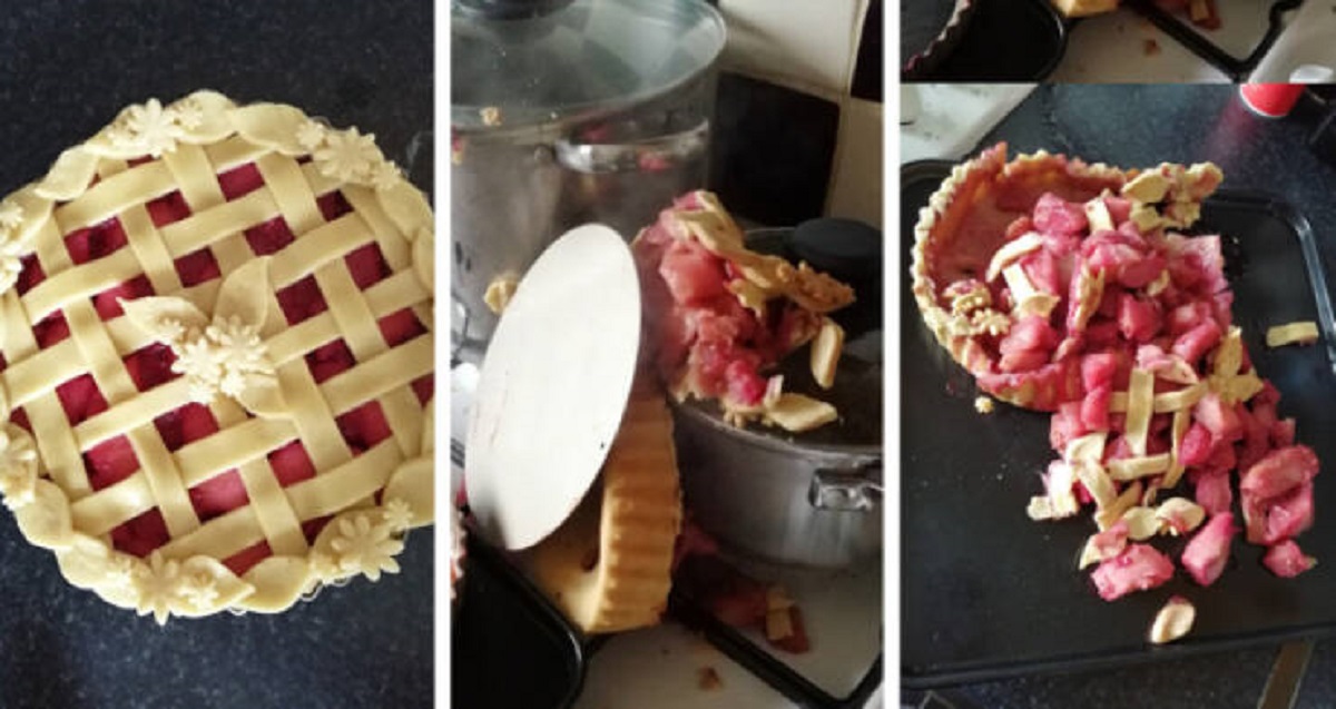 “Made a pie today. Dropped a pie today.”