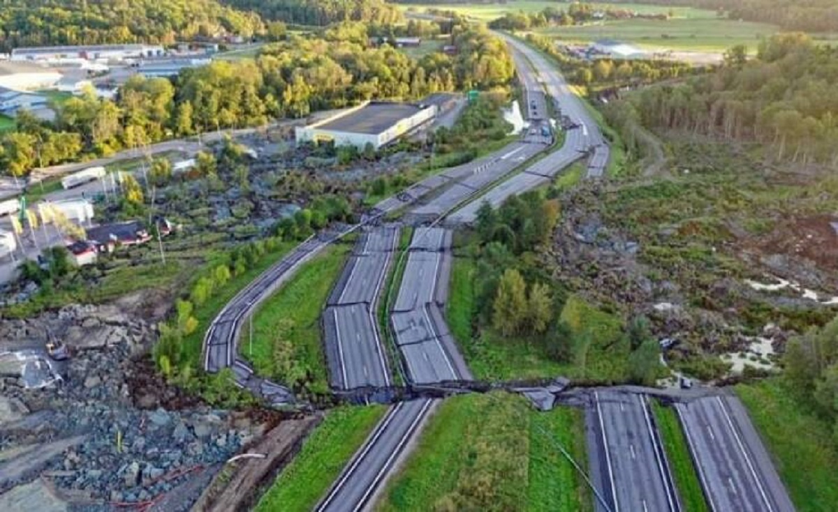 "The highway I take to work was washed away thanks to a landslide"