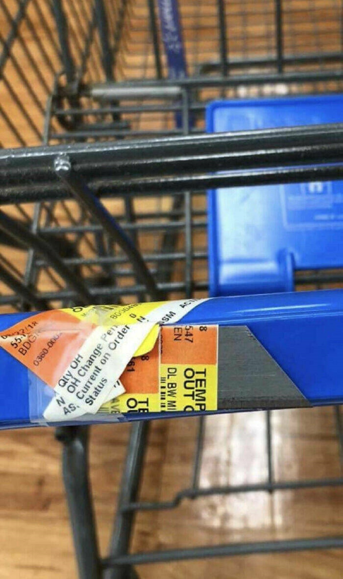 "Someone Taped A Razor Blade To A Shopping Cart"