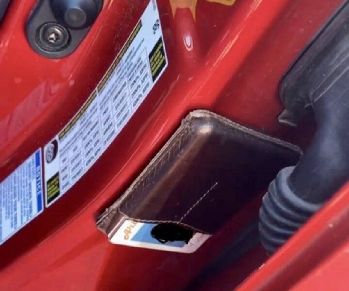 “My friend thought they lost their wallet and found it magnetized to the car.”