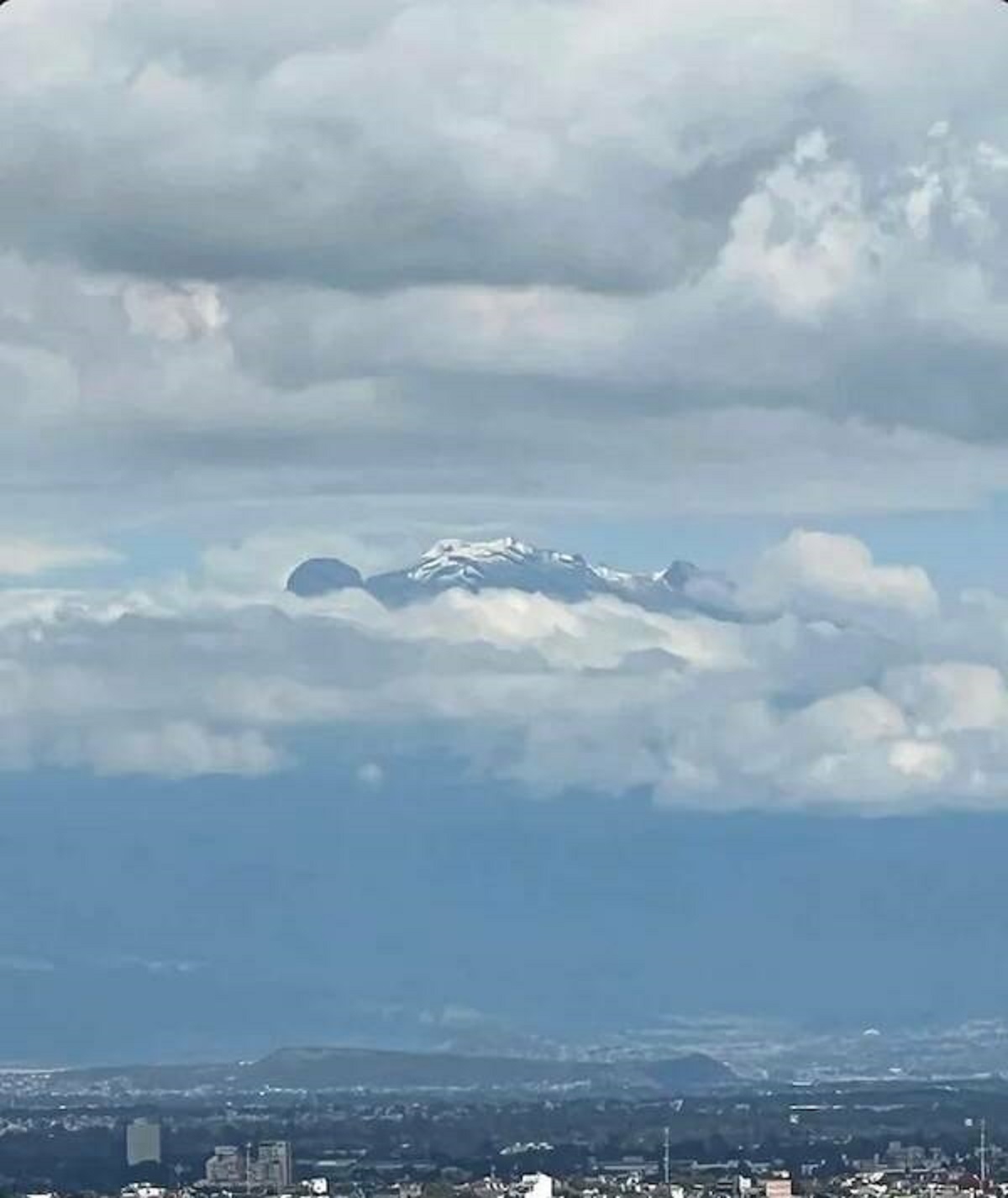 "Mexico City’s Iztaccíhuatl mountain also called “The Sleeping Maiden.”"