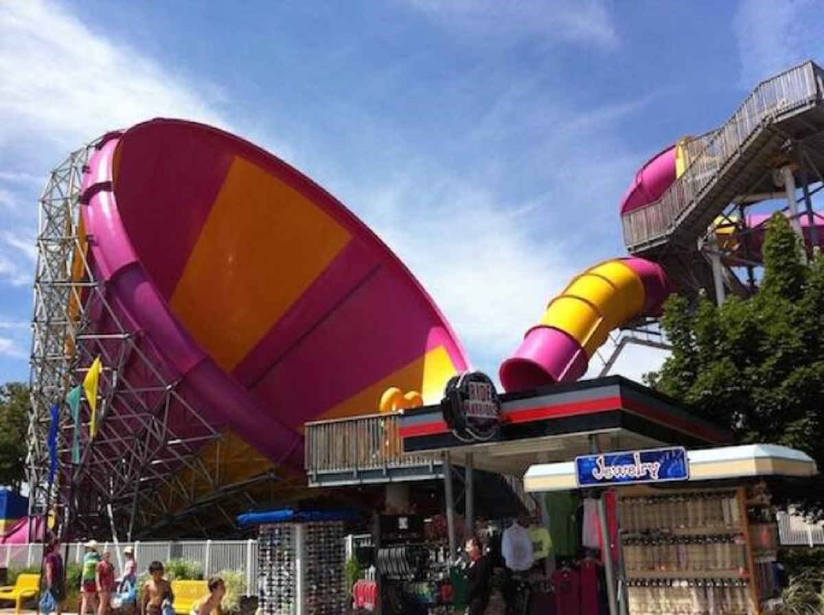 "Funnel of Fear at Michigan’s Adventure."