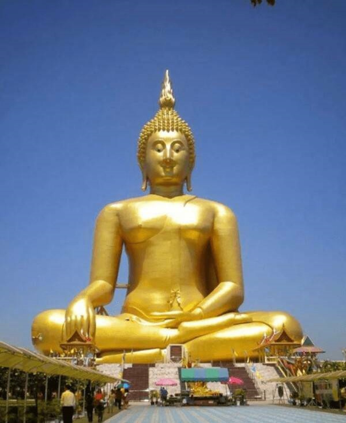 "The Great Buddha of Thailand in Wat Muang, Thailand."