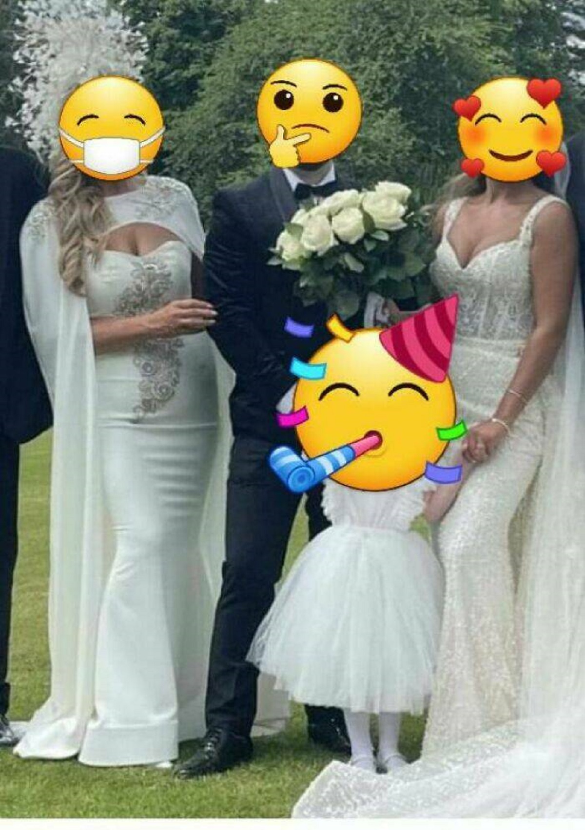 "Motb In White! It Literally Looks Like A Double Wedding To Me"