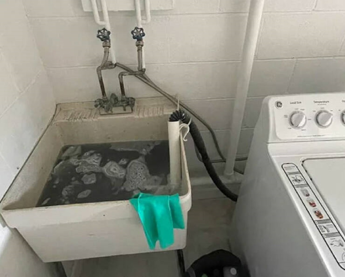 "I had a wash sink next to my washing machine. Had NO idea that the washing machine actually drained into the sink. Left a pile of rags in the sink and flooded the whole basement. I would like to say this was isolated, but I went on to do it two more times. The shop vac was my friend."