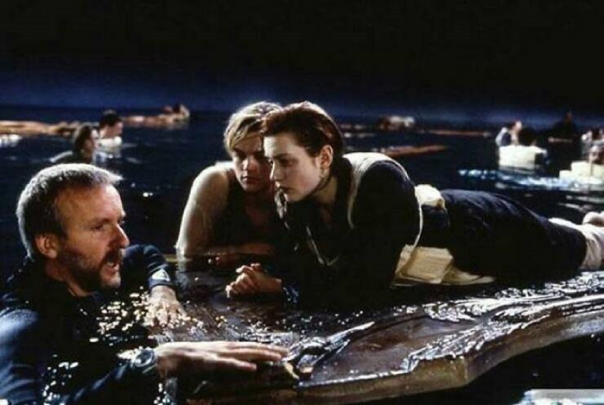 "James Cameron In The Set Of Titanic"