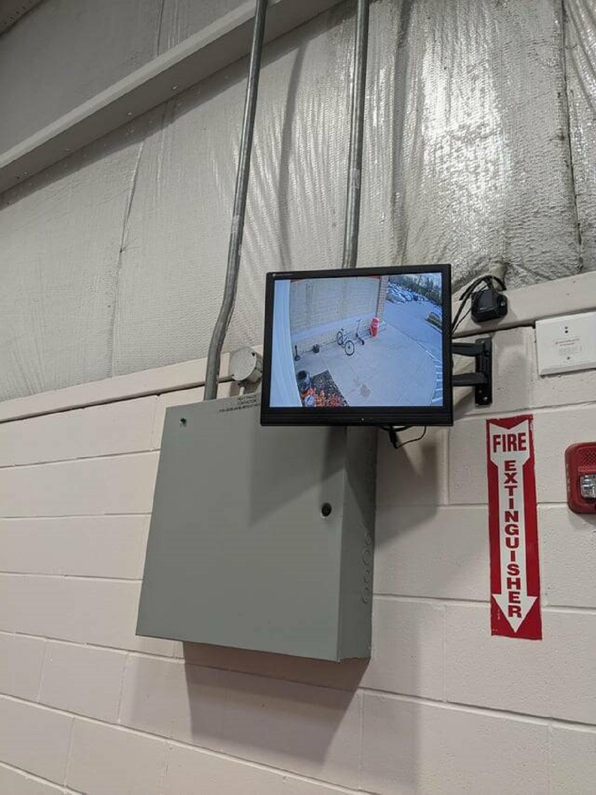 "My local Costco has a camera to watch your bike in the food court"