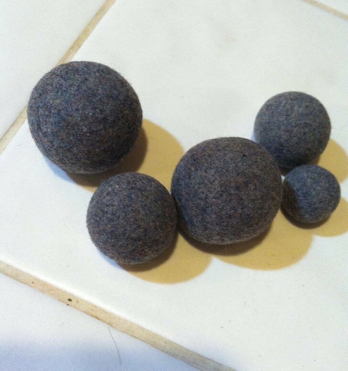 ’’I cleaned out the dryer and found these mildly interesting perfectly round lint balls.’’