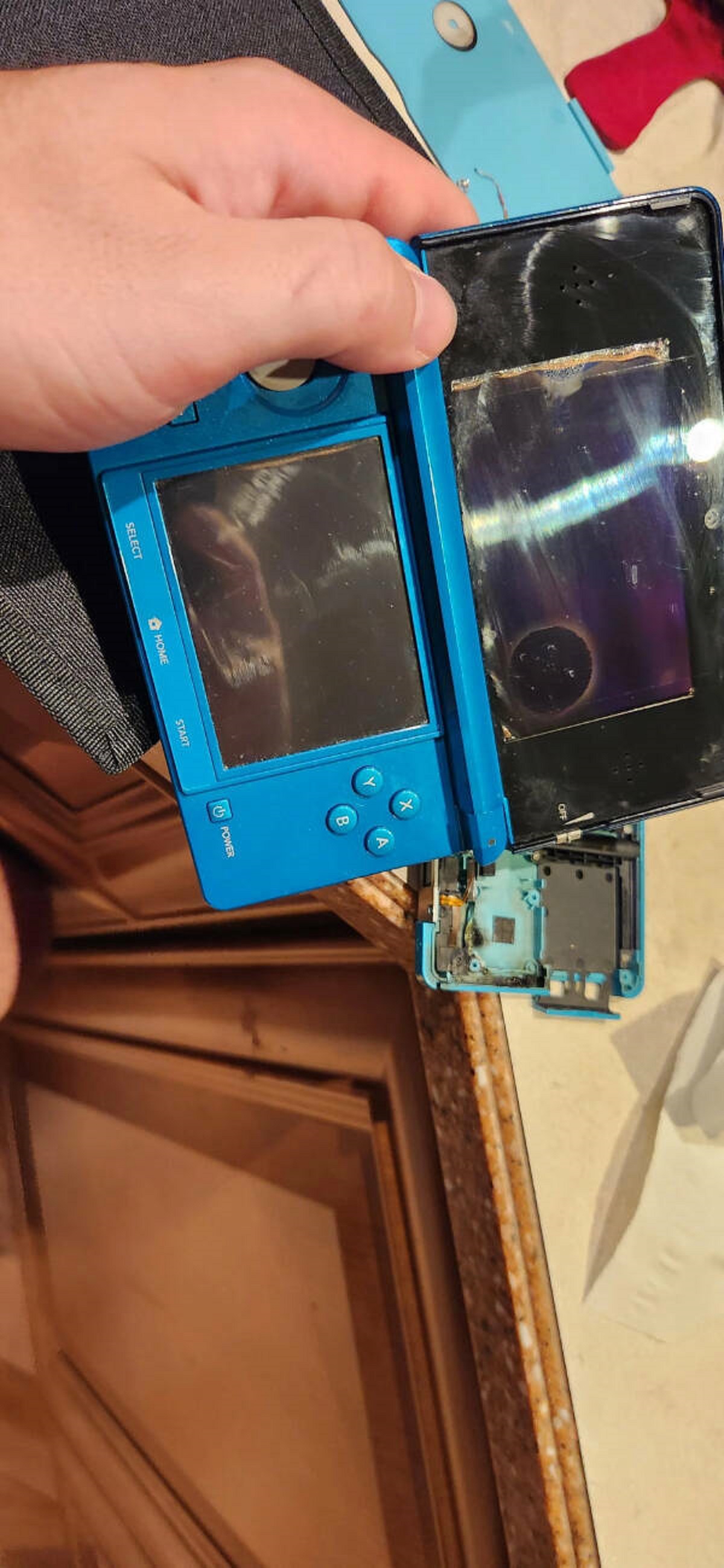 “My 3yo son decided to microwave our 3DS…”