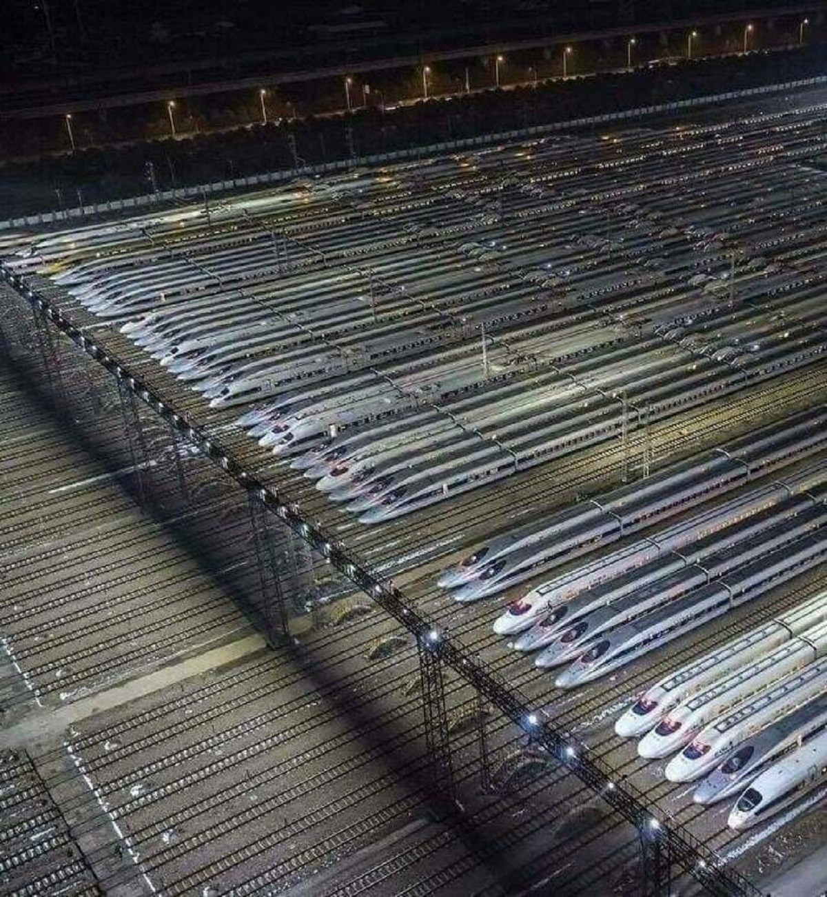 "High-Speed Trains, Nanjing Station, China"