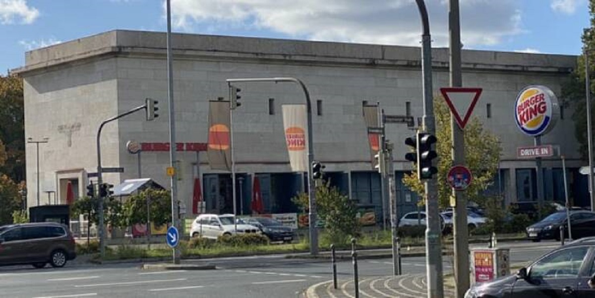 "In Nuremberg Germany they turned one of the buildings of the original Nazi Rally site into a Burger King,"