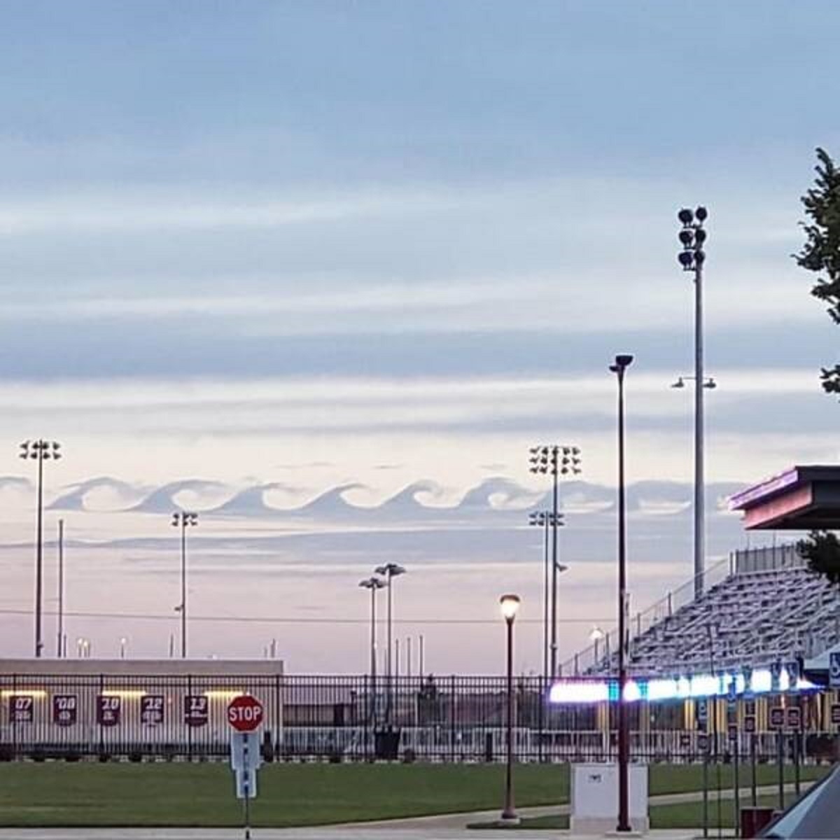 "These clouds this morning in the Texas Panhandle"