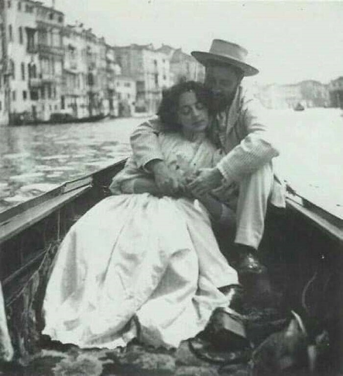 "A Beautiful Couple In Venice, 1890s"