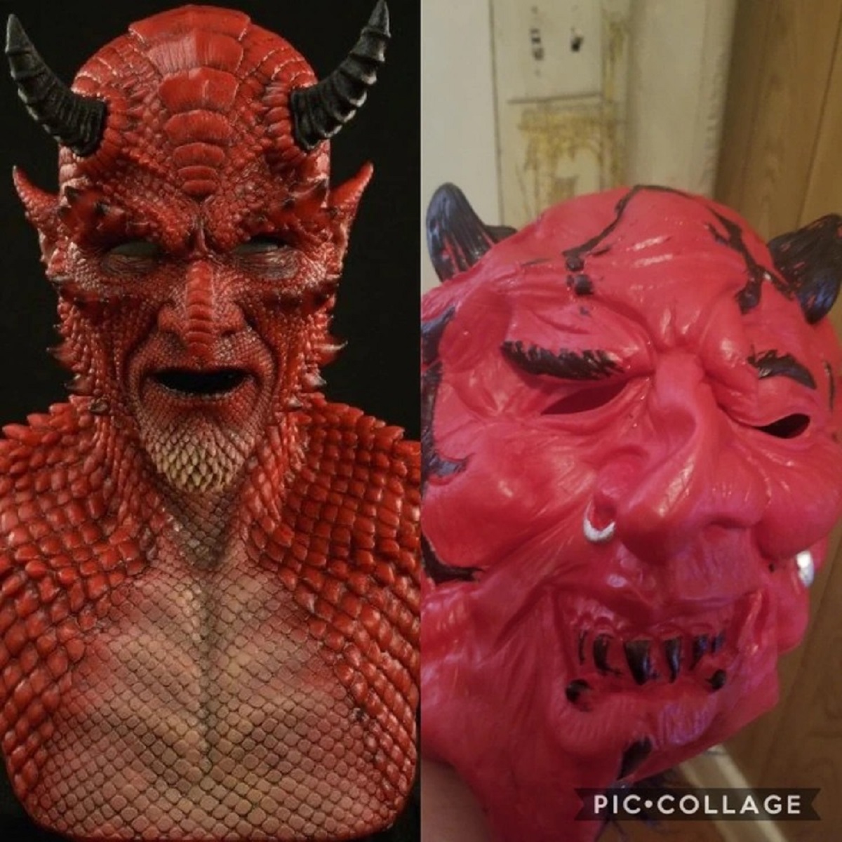 “My husband ordered a mask for Halloween last year off of a Facebook ad, and this is what we ended up with.”