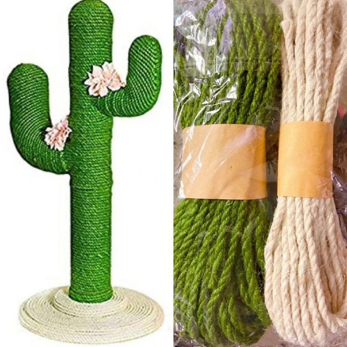 “My wife ordered this Cactus Cat Scratcher and 2 months later she received just a bag of rope with no instructions, no wood, and not even a packing slip.”