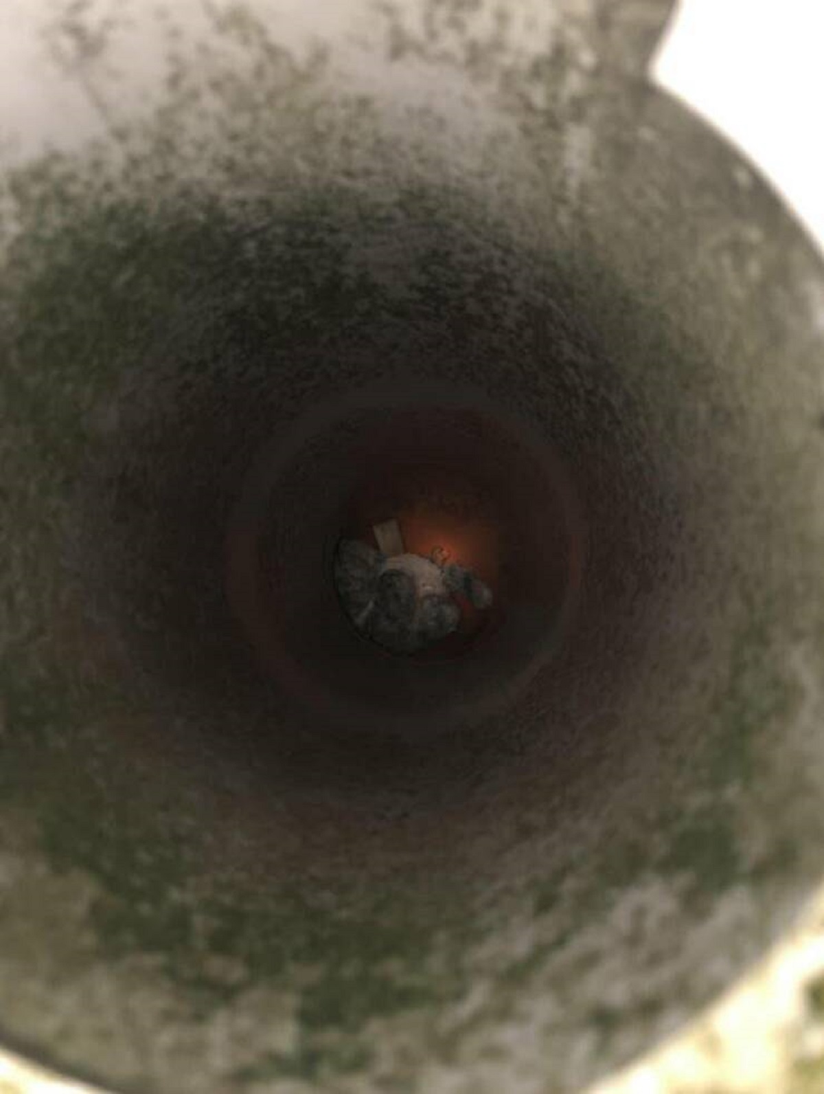 This parent discovered their child dropped her favorite toy down a drainpipe:
