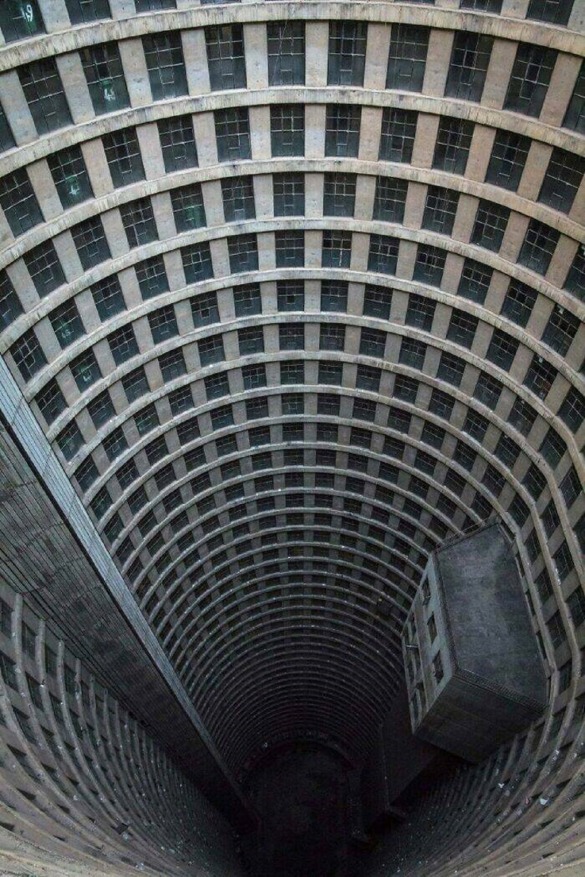 "Inner View Of Ponte City Apartments In Johannesburg, South Africa"