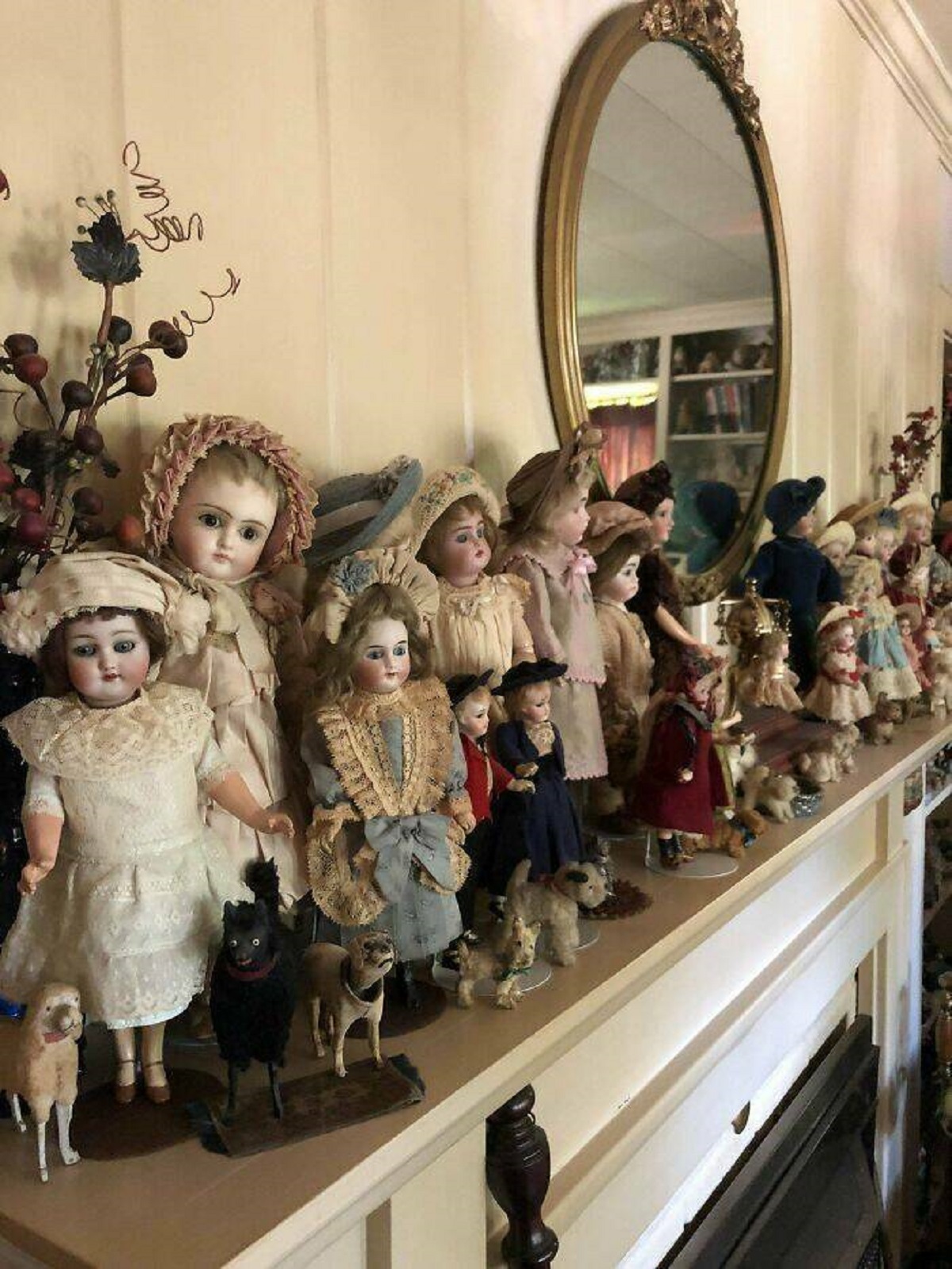 "A *fraction* Of My Aunt’s Antique Doll Collection - There Are Hundreds. Guess Who Inherits Them?"