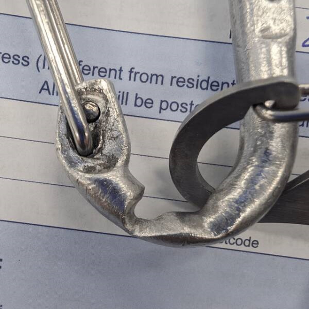 "My keys have almost worn through my carabiner"