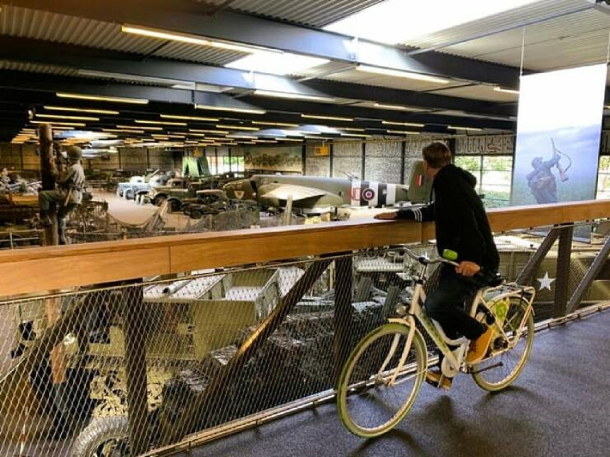 "There is a free public cycle path through the National Dutch World War II museum."