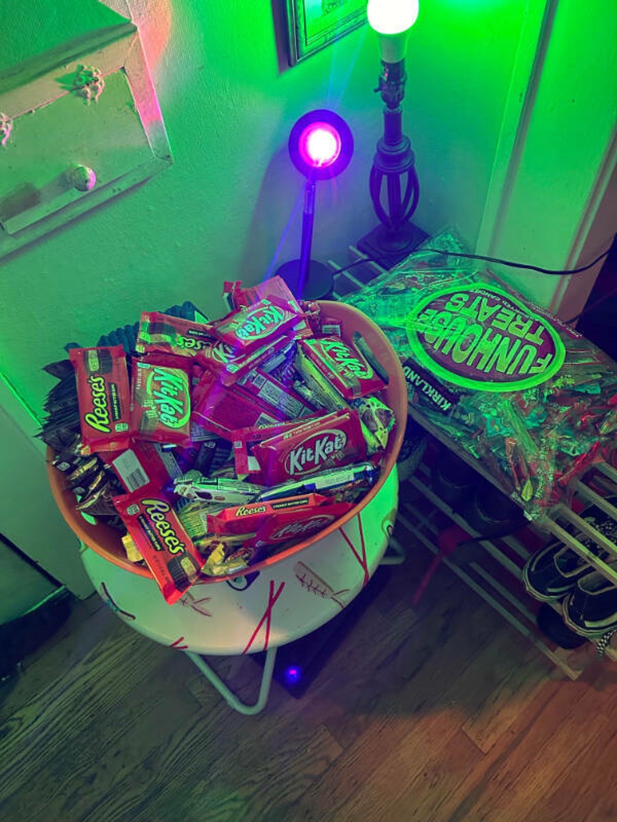 “I spent $200 on full size candy to be “that house” for halloween. only had one group of trick or treaters come by so far and it’s almost 9pm.”