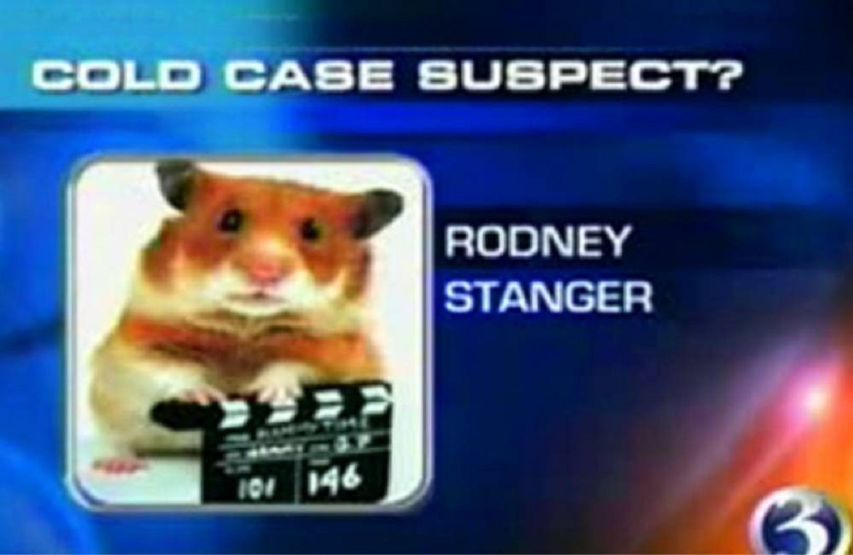 In 2009 on WSFB TV, a live news blooper featured a news anchor mistakenly identifying murder suspect Rodney Stanger as a hamster. The anchor quickly corrected the error, leaving viewers both baffled and amused by the unexpected mistake.