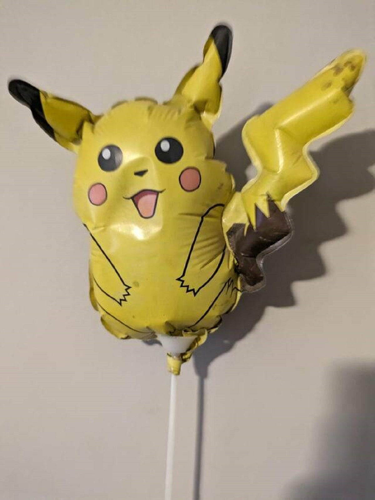 "I have a mylar Pikachu balloon on a stick I bought 1999 and it's still inflated."