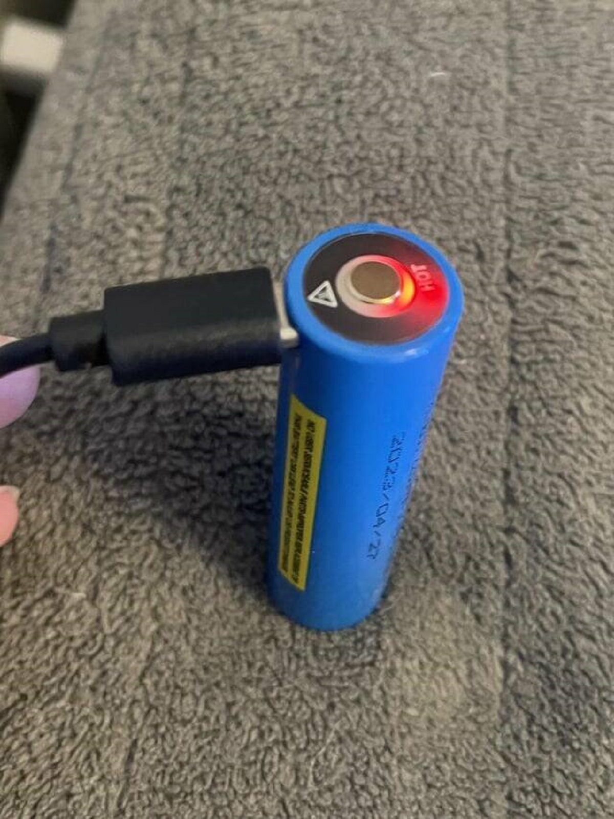 "The batter for my flashlight comes with a USB-C port built into it."