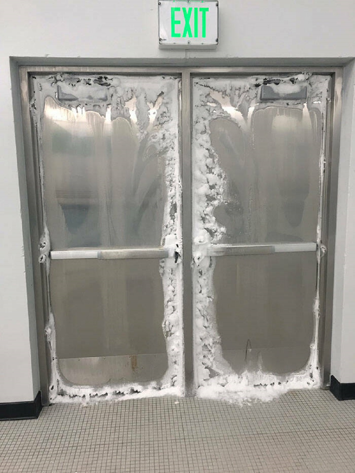 "When These Are The Inside Doors, You Know We Are Polar Vortexing"