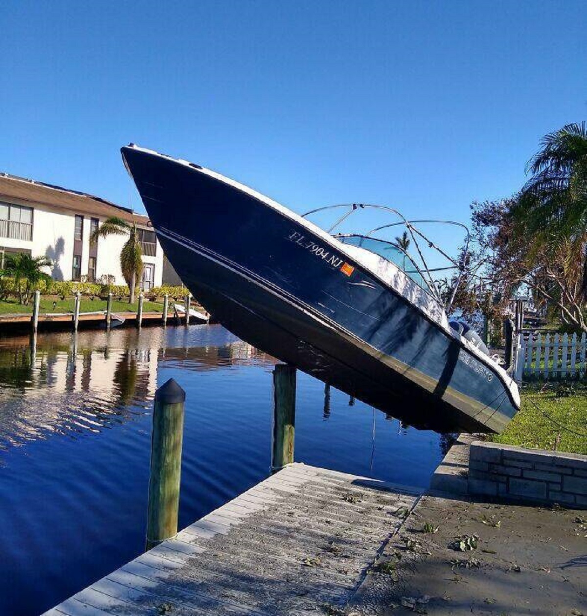 "This Boat After Hurricane Ian"