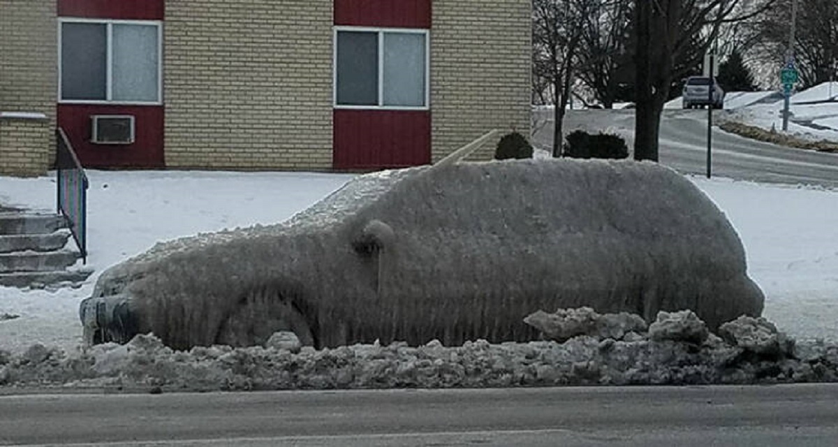 "Parked On The Main Road Before A Snowstorm"