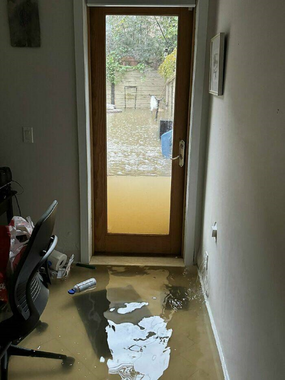 "Flooding Outside A NYC Apartment"