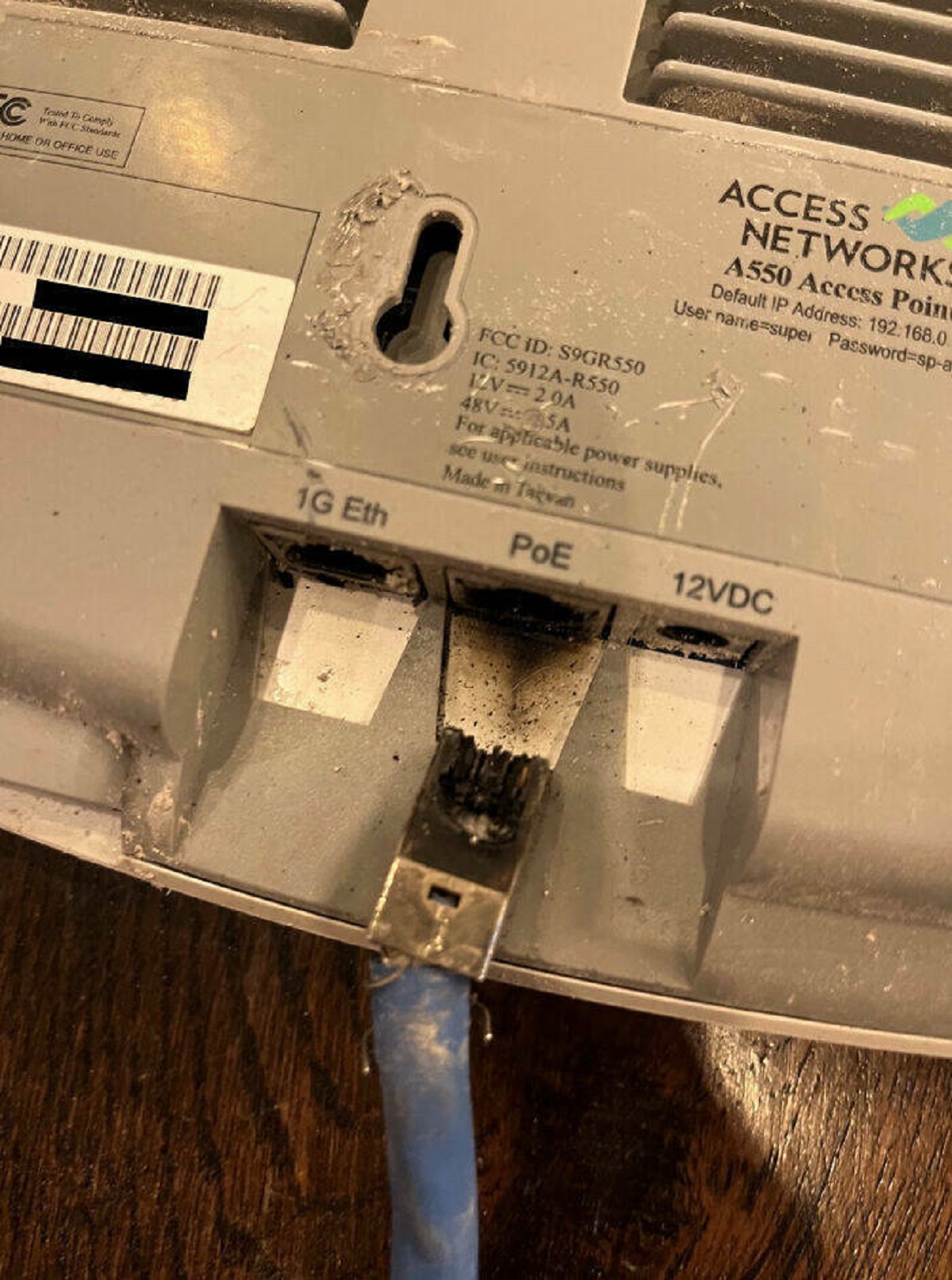 "After Some Construction, Customer Complained About Poor Wi-Fi Signal"