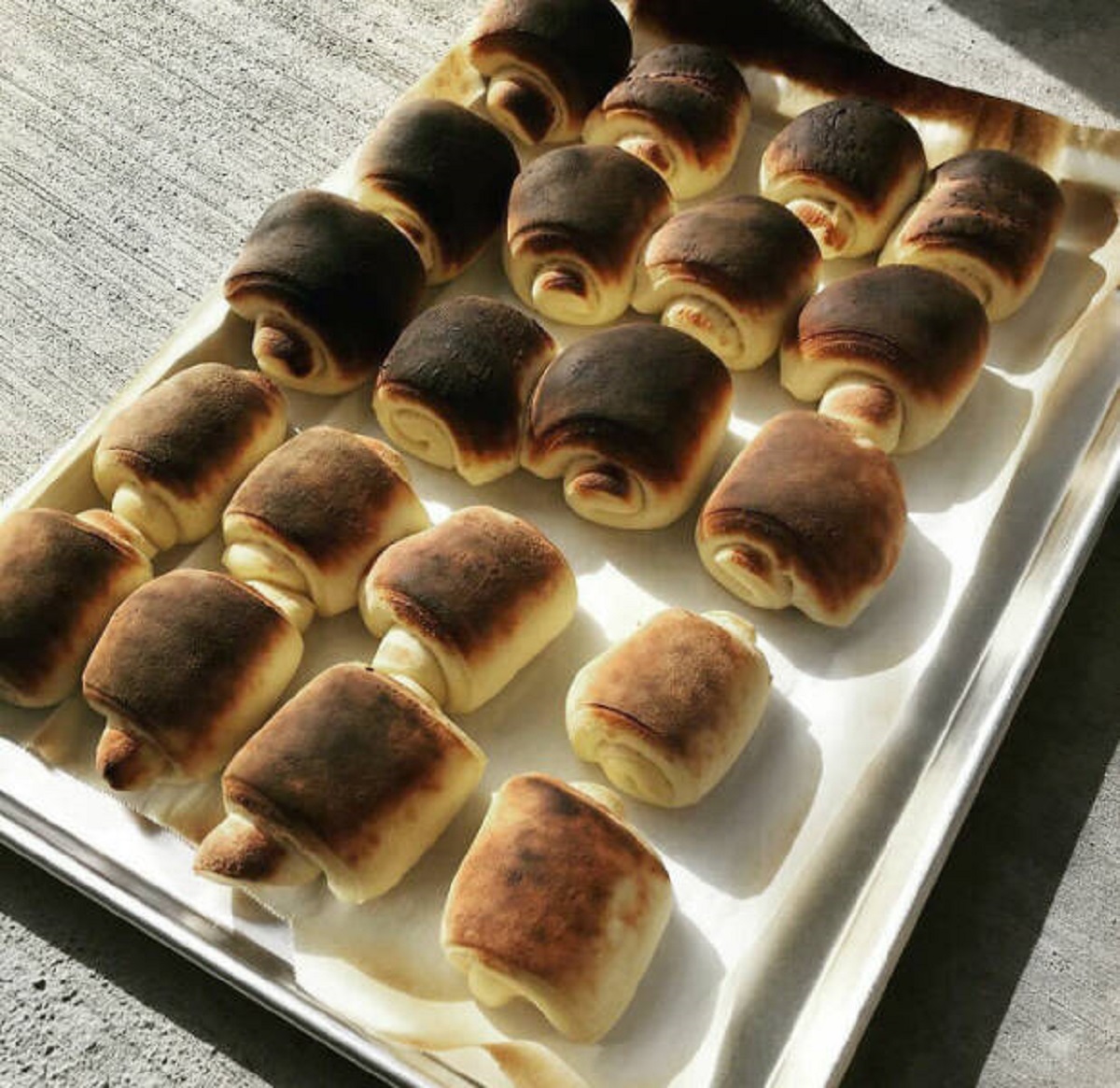 "I Had It So Easy. All I Had To Do Was Let Them Rise And Bake. A Moment Of Silence For Those Beautiful Delicious Rolls"