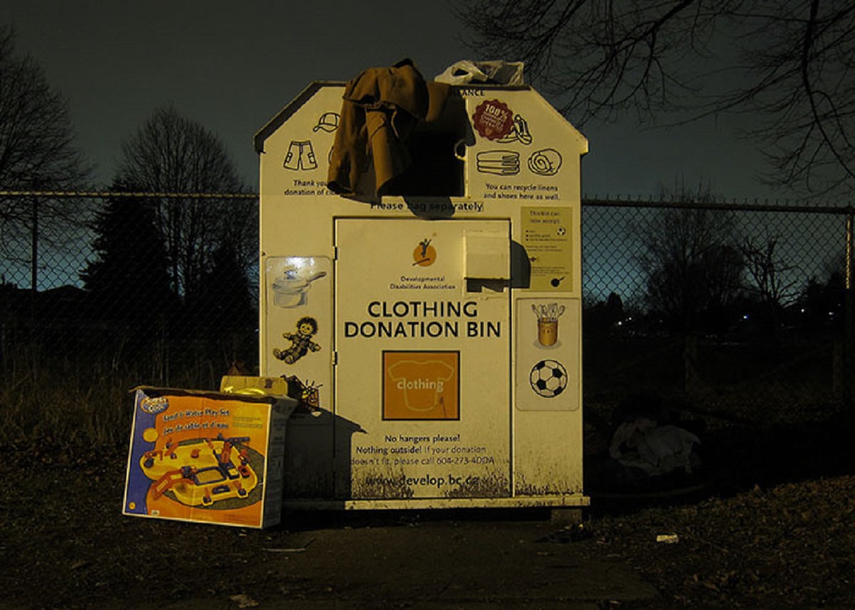 Clothing donation bins . It all gets sorted and separated and sold . The trash gets donated at the very very bare minimum required .

12 years ago my old warehouse landlord had a $50 million dollar business just sorting the clothes .

Vintage/ designer stuff got sold for top dollar .

Medium quality sold in bulk

S**t quality sold in bales by weight

Garbage quality donated

They had 20 employees just sorting belts he told me lol .

Same goes for book donations ( better world books , thrift books ) . It all gets sold on Amazon and the trash recycled or exported to 3rd world countries . Less than 5% of PROFITS got donated and since they where non profits executive pays where sky high and corporate profits beat zero